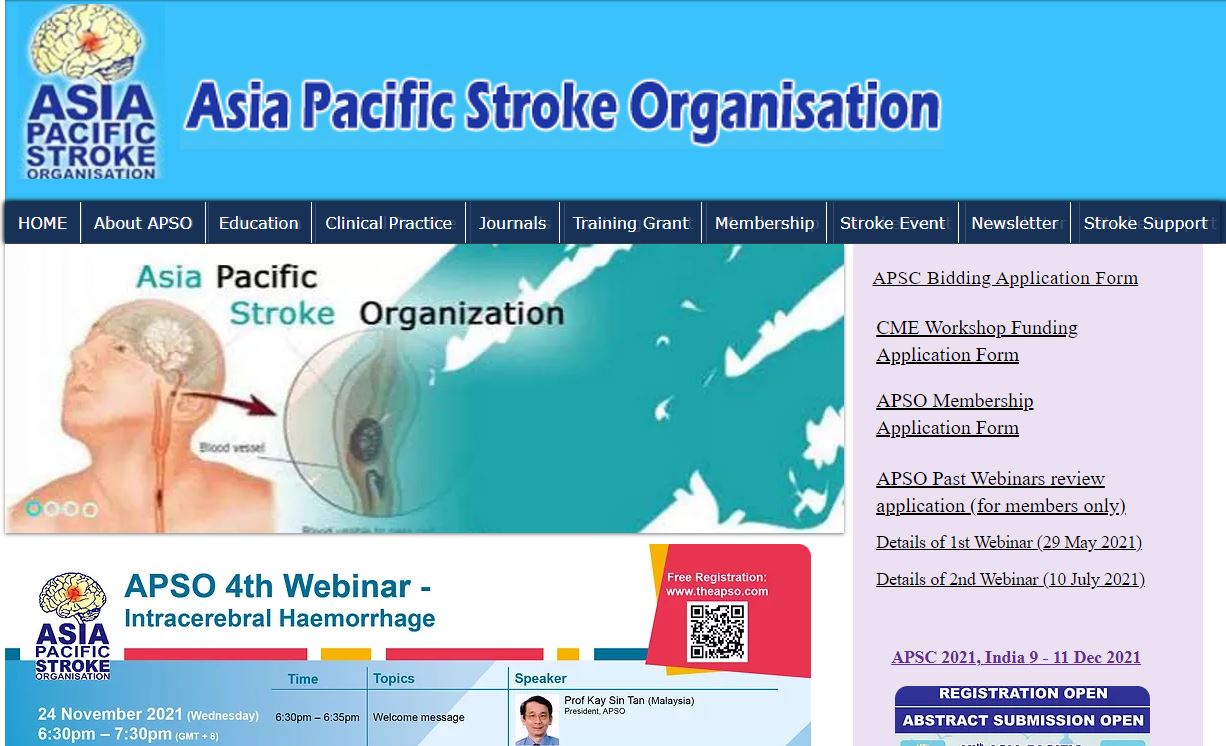 Hội Đột Quỵ Châu Á – Thái Bình Dương (Asian Pacific Stroke Organisation)