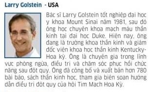 BS Larry Golstein – USA
