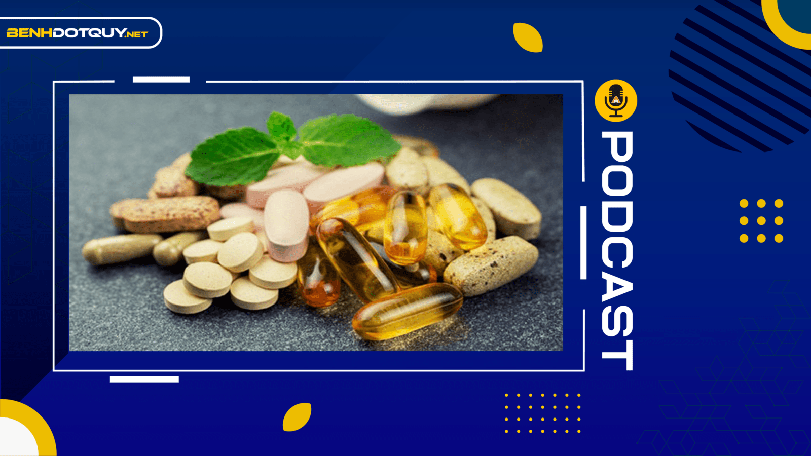 Thực phẩm chức năng, không thể nào thay thuốc ngừa đột quỵ 