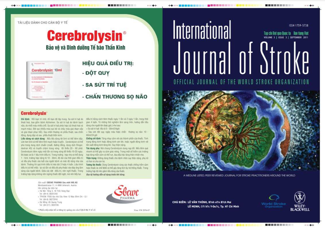 Tạp chí Đột quỵ Quốc Tế – Bản tiếng Việt – Tập 3 số 3