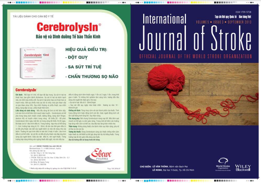 Tạp chí Đột quỵ Quốc Tế – Bản tiếng Việt – Tập 5 số 3