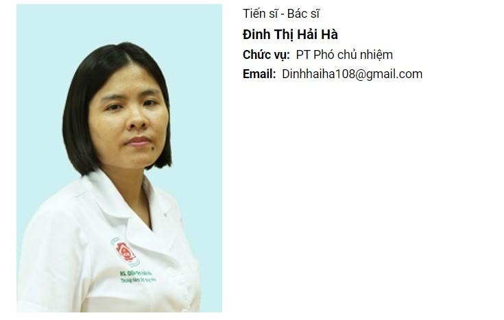 TS.BS Đinh Thị Hải