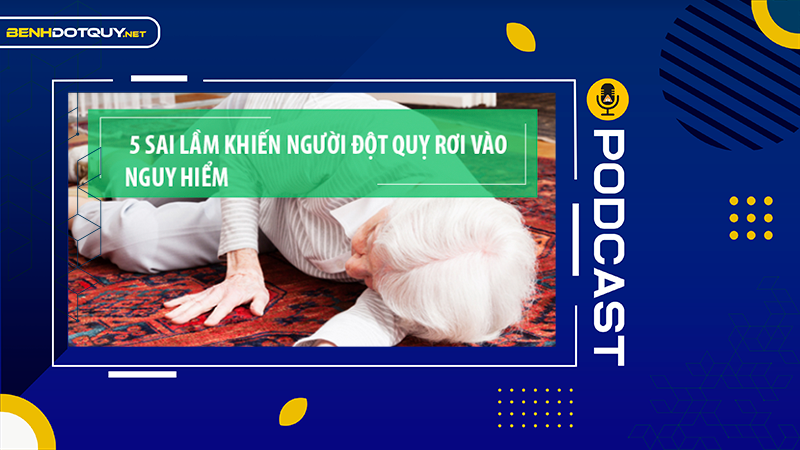 5 sai lầm khiến người bị đột quỵ rơi vào nguy hiểm