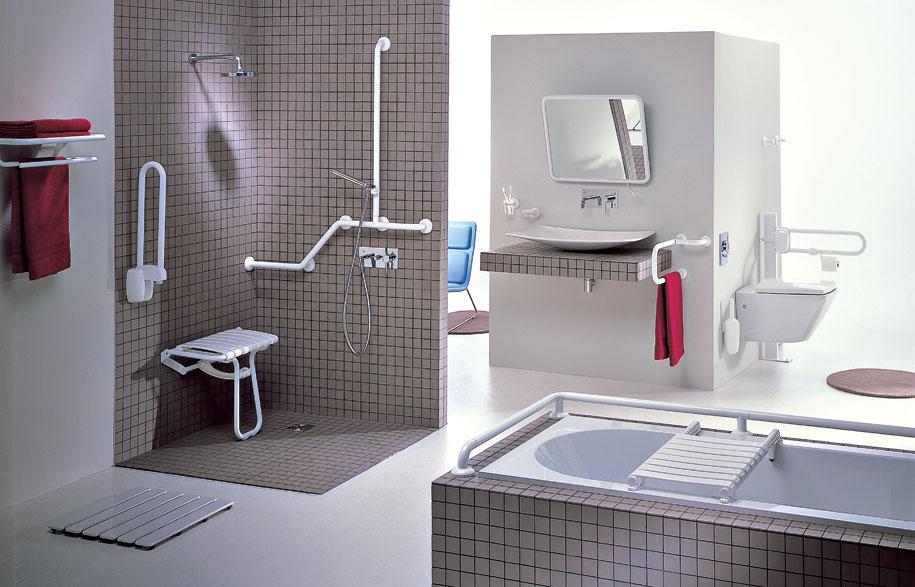 Thanh vịn tạo chỗ vịn vững chắc khi bệnh nhân đột quỵ sinh hoạt trong nhà tắm, nhà vệ sinh ẩm ướt và trơn trượt