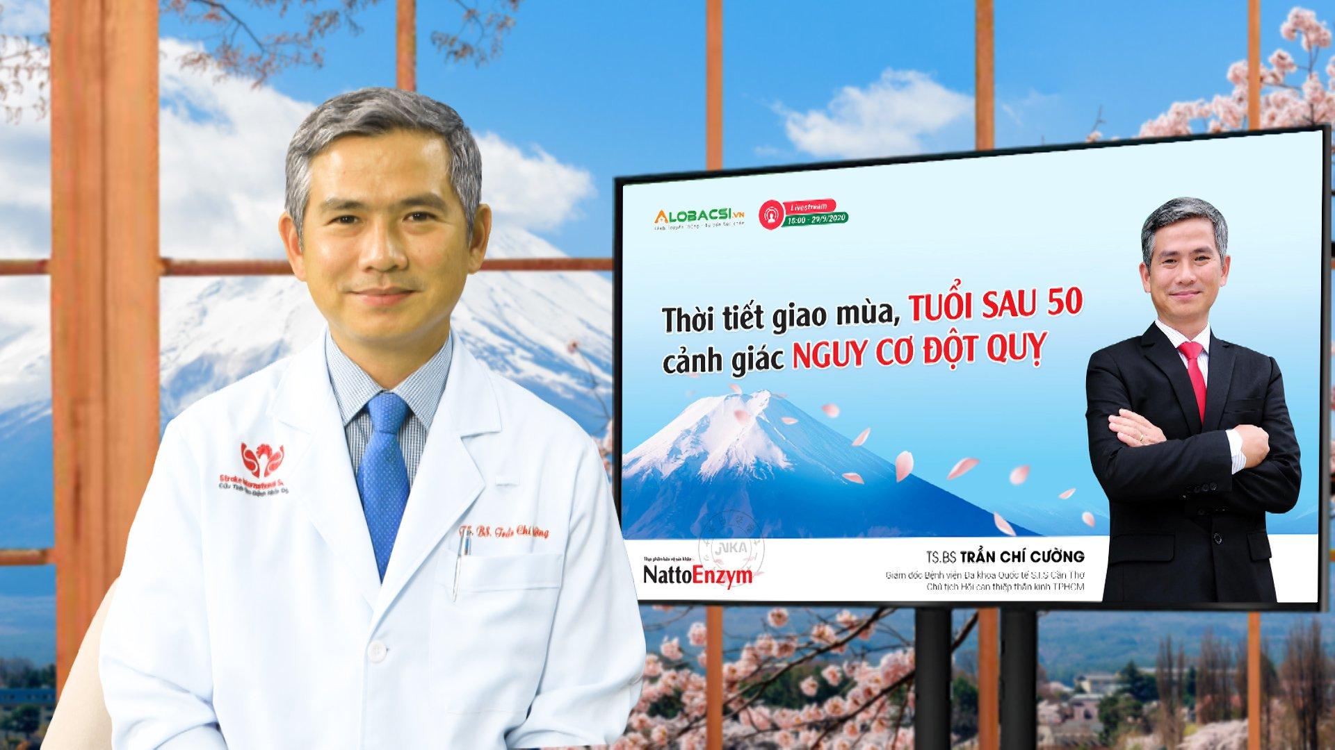 Theo TS.BS Trần Chí Cường, những người trên 50 tuổi cần tầm soát đột quỵ sớm