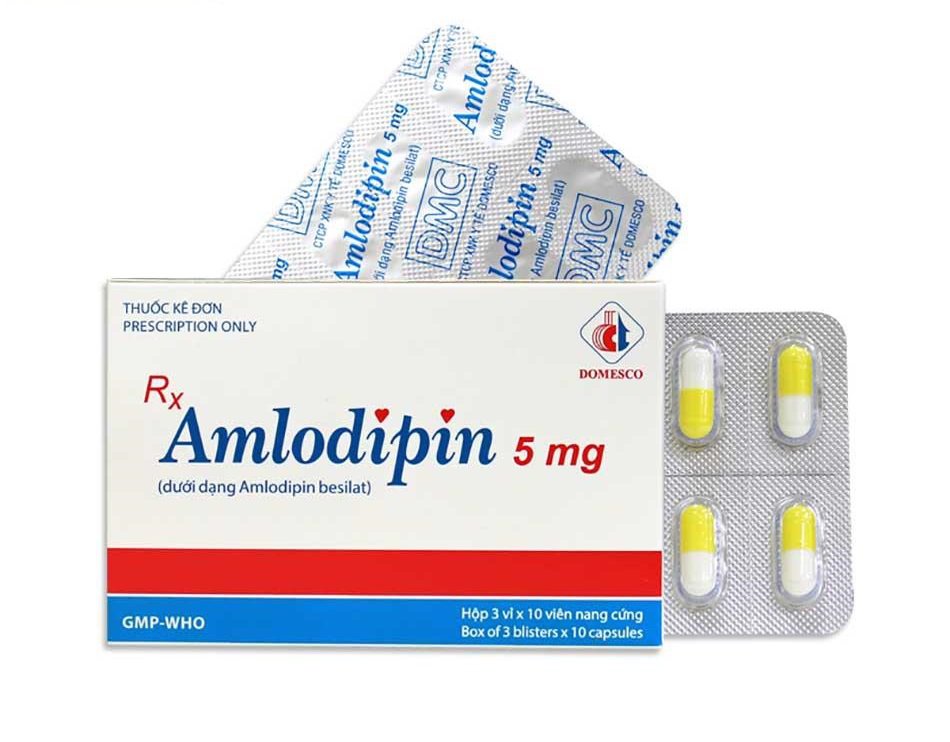 Amlodipine 5 mg là một loại thuốc thường được chỉ định ở bệnh nhân bị huyết áp cao