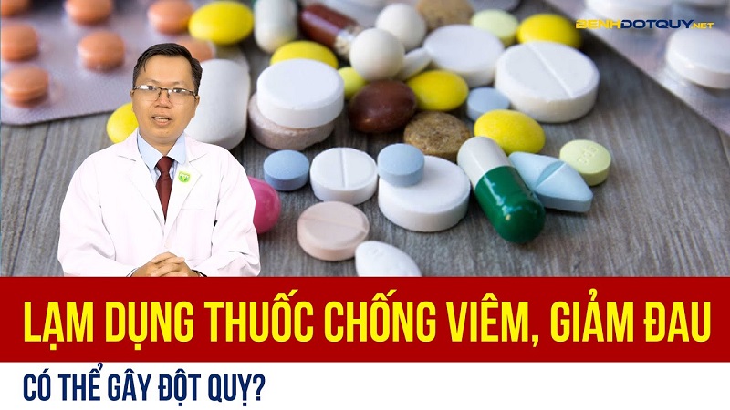 Lạm dụng thuốc chống viêm, giảm đau có thể gây đột quỵ?