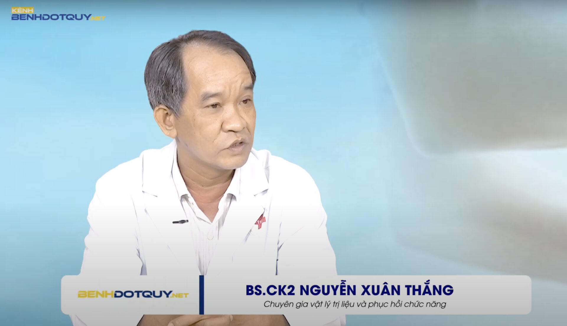 BS.CK2 Nguyễn Xuân Thắng - Nguyên Trưởng khoa Y học cổ truyền Phục hồi chức năng, Bệnh viện Nhân dân 115.