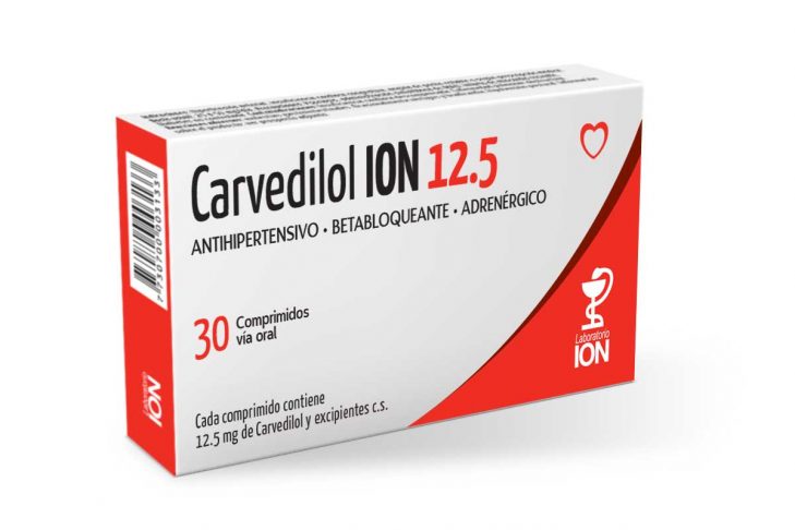 Carvedilol là một loại thuốc ức chế không chọn lọc thụ thể beta-adrenergic. Chỉ định điều trị chống tăng huyết áp, đau thắt ngực và suy tim sung huyết.