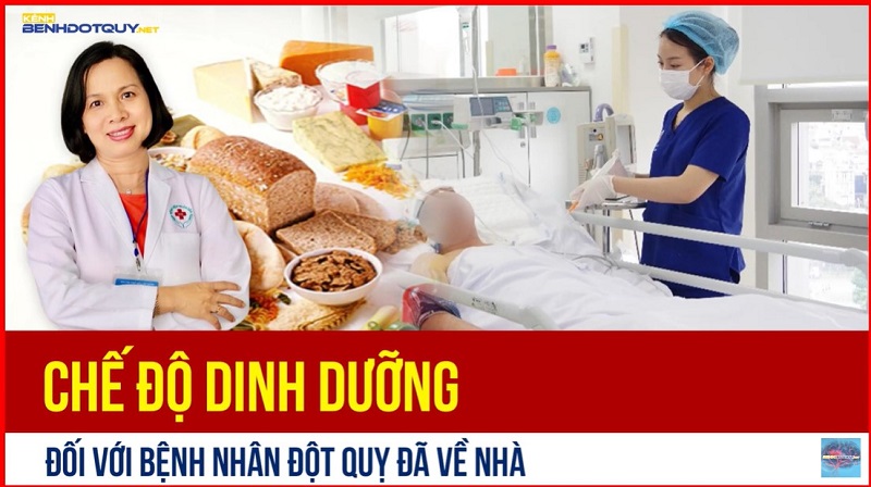Chế độ dinh dưỡng đối với bệnh nhân đột quỵ đã về nhà