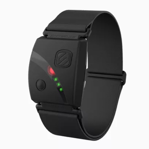 8. Tốt nhất cho Peloton: Máy đo nhịp tim băng tay chống nước Scosche Rhythm24