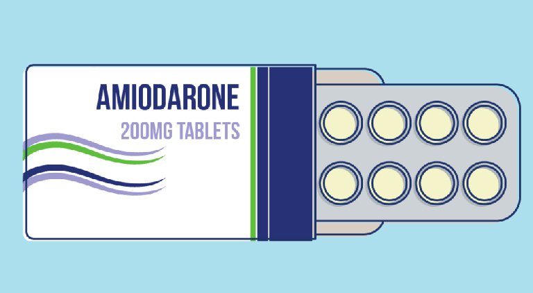 Amiodarone là một trong những loại thuốc phổ biến có tác dụng chống loạn nhịp tim.