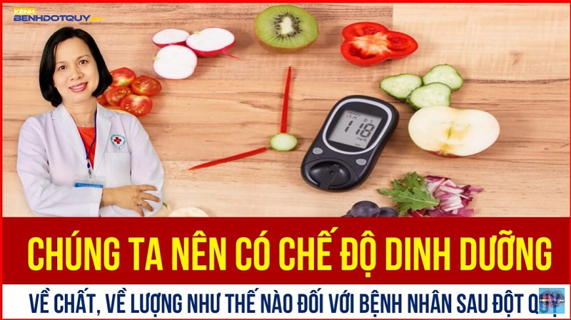 Chế độ dinh dưỡng để tránh béo phì sau đột quỵ