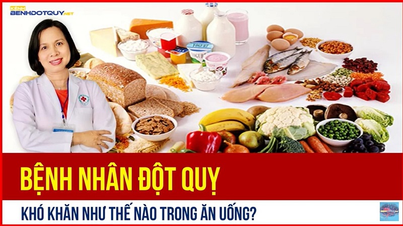 Bệnh nhân đột quỵ khó khăn như thế nào trong ăn uống?