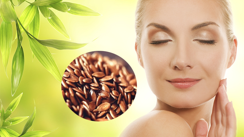 Tác dụng tinh dầu hạt lanh có thể làm chậm bức xạ tia cực tím thiệt hại cho các tế bào da có thể gây ra lão hóa sớm.