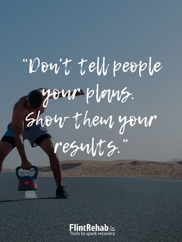 Đừng nói với mọi người kế hoạch của bạn. Hãy cho họ thấy kết quả của bạn