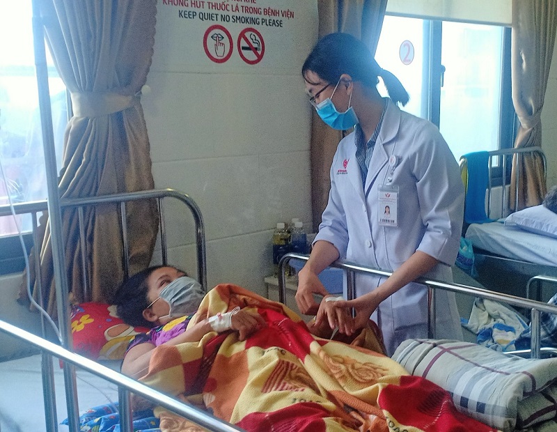 Do được cứu chữa kịp thời, nên bà H. đã được ra viện sau hơn 2 tuần điều trị