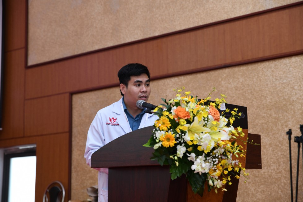 BS Nguyễn Đào Nhật Huy - Bệnh viện Đa khoa Quốc tế S.I.S Cần Thơ tham gia bài báo cáo