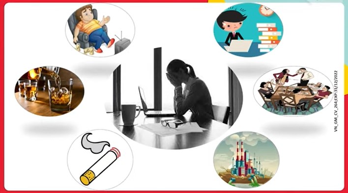 Lối sống kém khoa học ảnh hưởng rất nhiều đến nguyên nhân gây tăng huyết áp