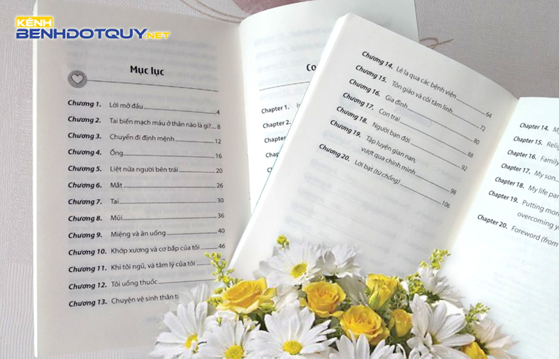 Đi qua 20 chương, người đọc bước vào từng giác quan rồi hòa vào cảm xúc của bệnh nhân đột quỵ