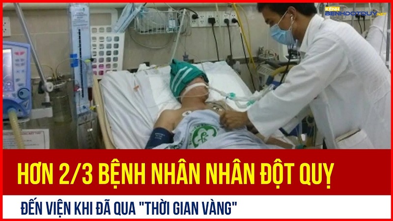 Hơn 2/3 bệnh nhân nhân đột quỵ đến viện khi đã qua “thời gian vàng”