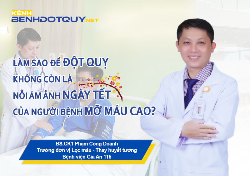 Làm sao để đột quỵ không còn là nỗi ám ảnh ngày Tết của người bệnh mỡ máu cao?