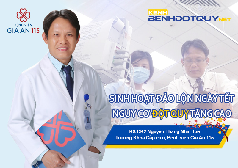 Sinh hoạt đảo lộn ngày Tết: nguy cơ đột quỵ tăng cao