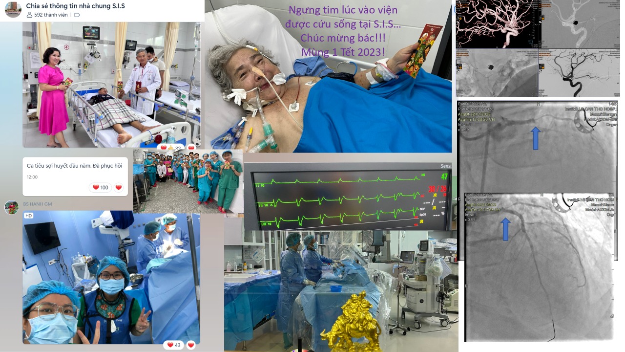 Mùng 1 tết Quý Mão trong Bệnh viện Đột quỵ Tim mạch Cần Thơ