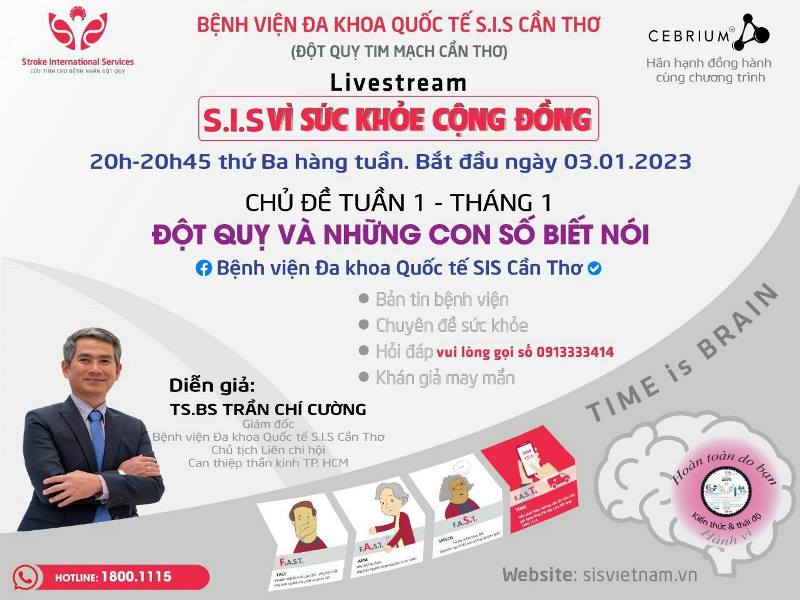 S.I.S Cần Thơ lên sóng chương trình livestream tư vấn sức khỏe