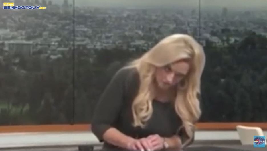 MC thời tiết Mỹ bất ngờ gục ngã trên sóng trực tiếp