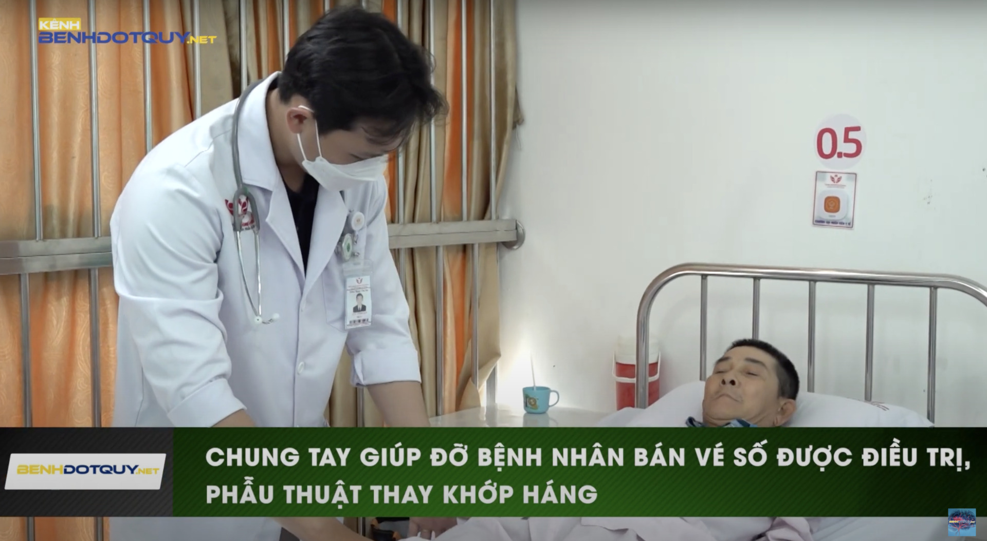 Cùng chung tay giúp đỡ bệnh nhân bán vé số được điều trị, phẫu thuật thay khớp háng