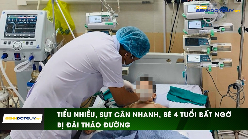Bất ngờ phát hiện đái tháo đường ở bé 4 tuổi