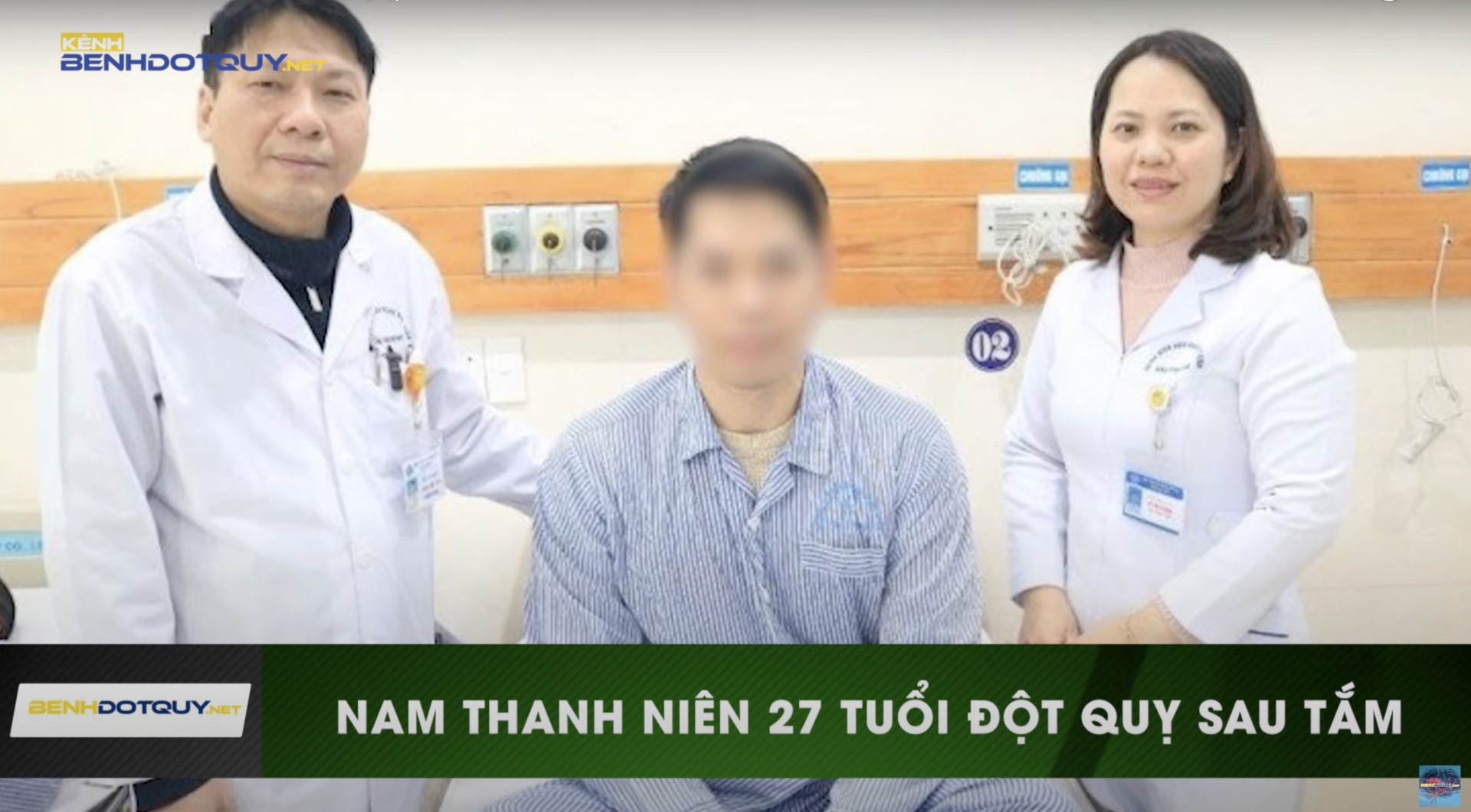 Nam thanh niên 27 tuổi bị đột quỵ não sau khi tắm 10 phút