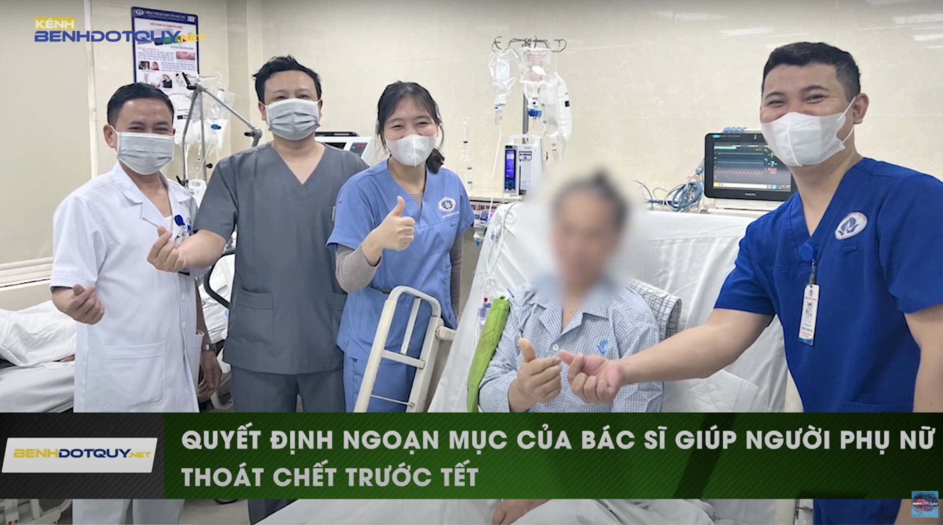 Người phụ nữ được cứu sống trước Tết nhờ quyết định ngoạn mục của bác sĩ