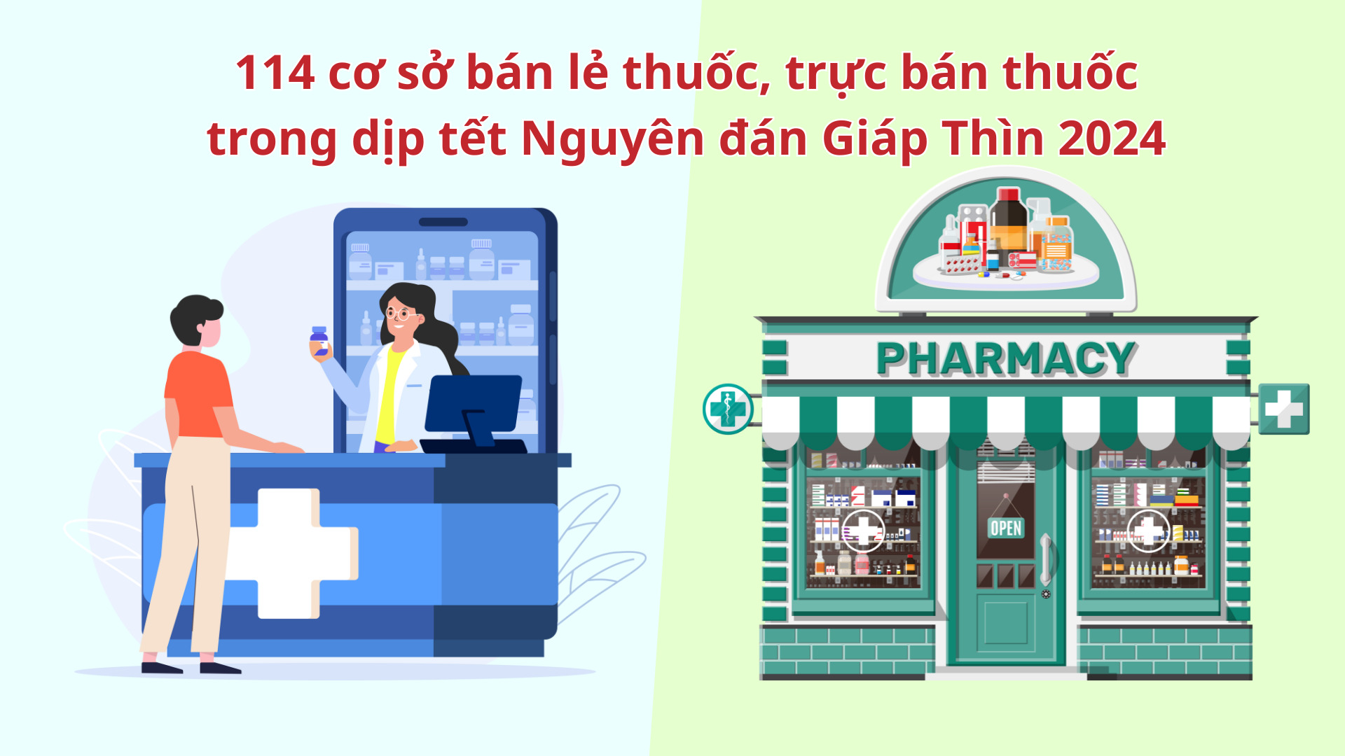 Hà Nội công bố danh sách 114 cơ sở bán lẻ thuốc, trực bán thuốc trong dịp tết Nguyên đán Giáp Thìn 2024