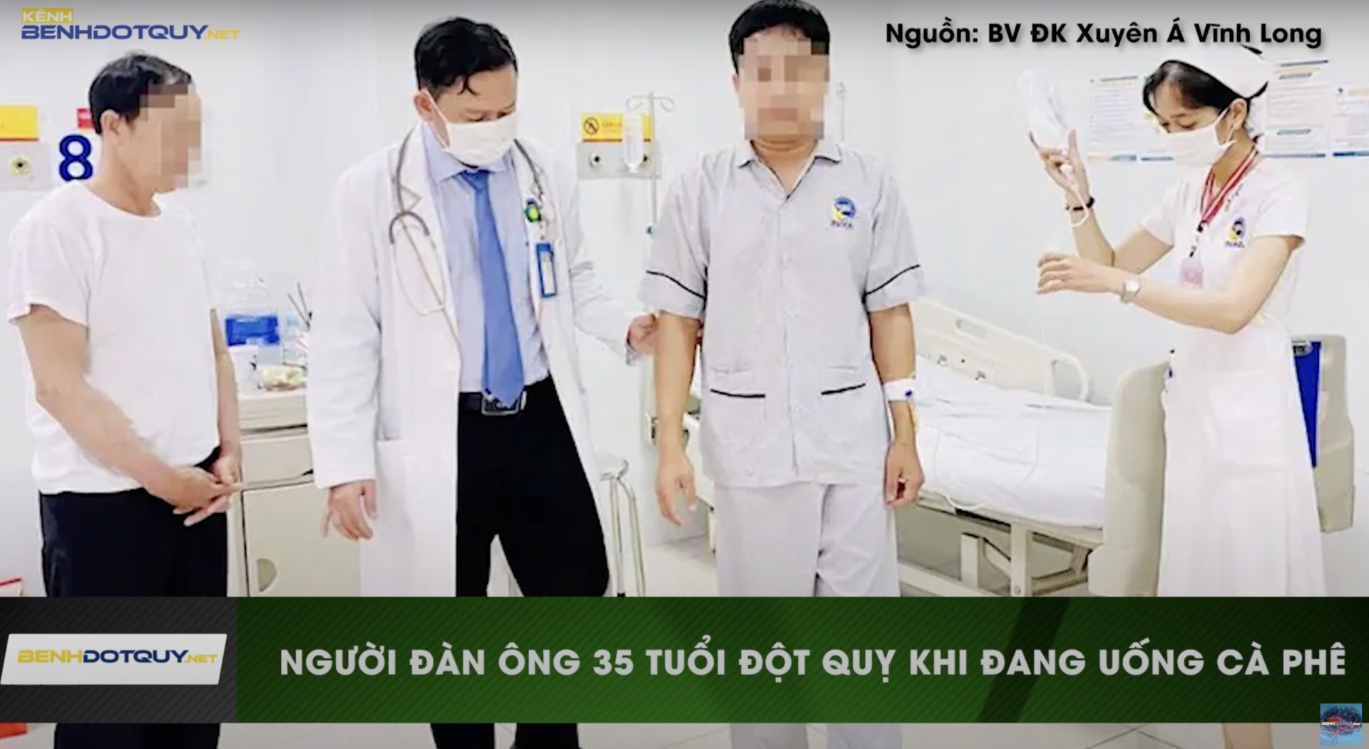 Cứu sống nam bệnh nhân trẻ bị đột quỵ khi đang uống cà phê