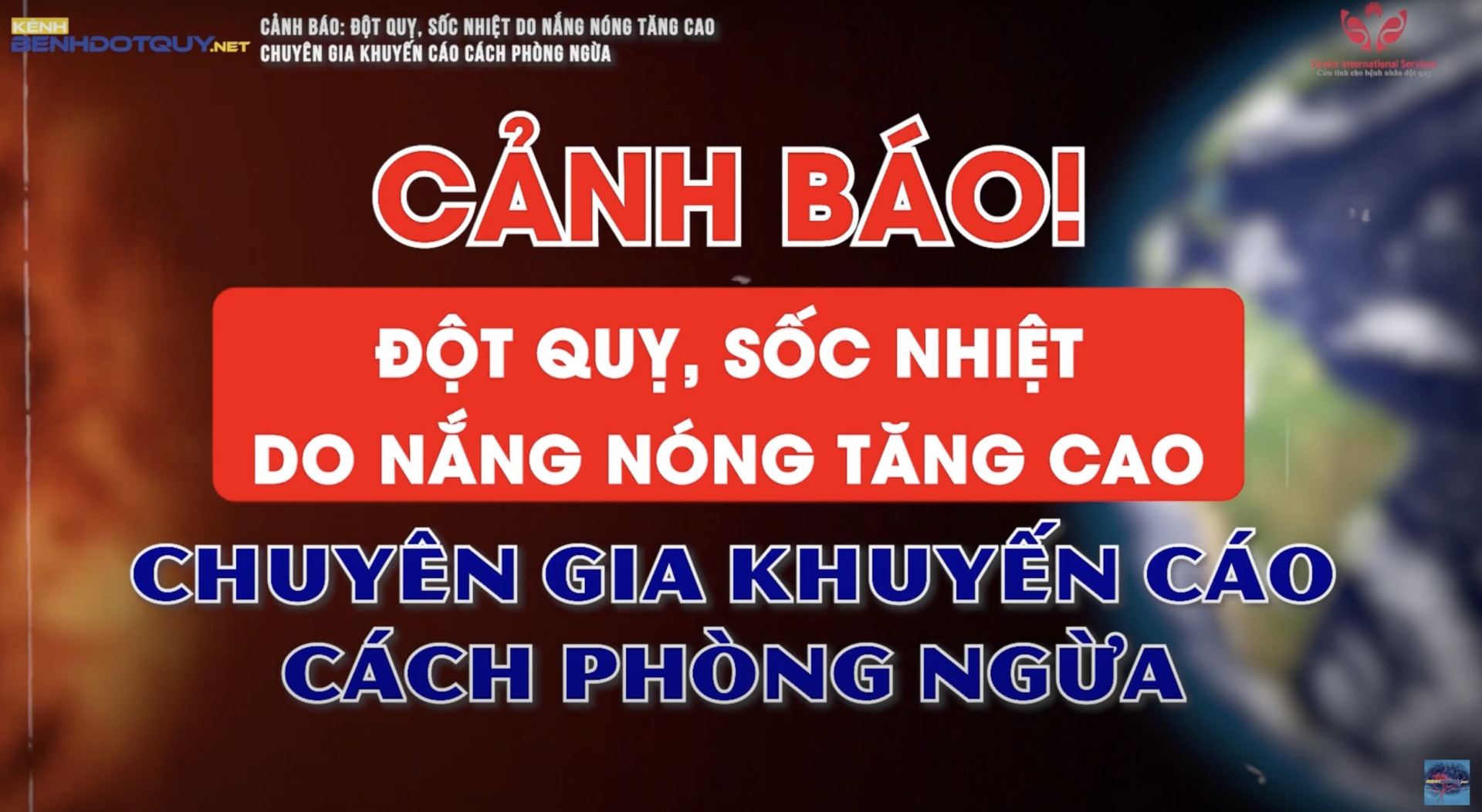 Chuyên gia khuyến cáo cách phòng ngừa khi đột quỵ, sốc nhiệt do nắng nóng tăng cao