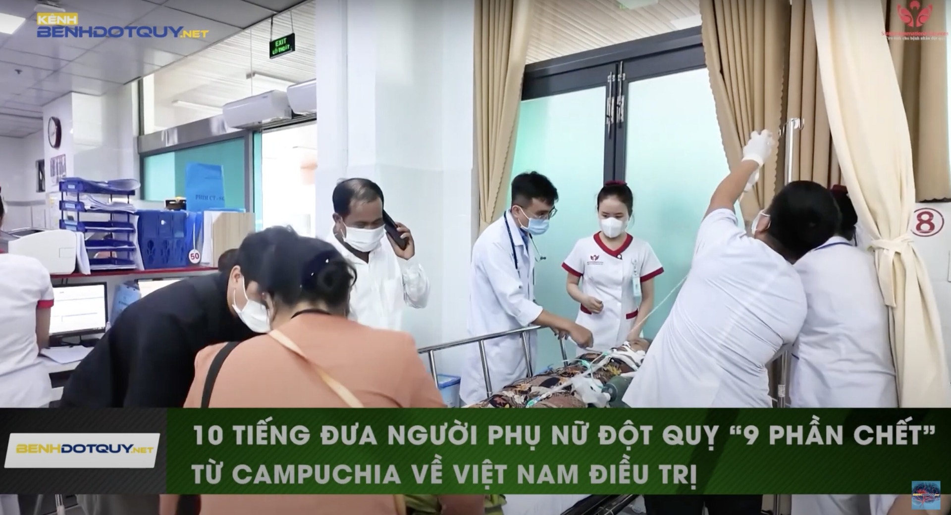 30 phút can thiệp đưa người phụ nữ Campuchia đột quỵ trở về từ cửa tử