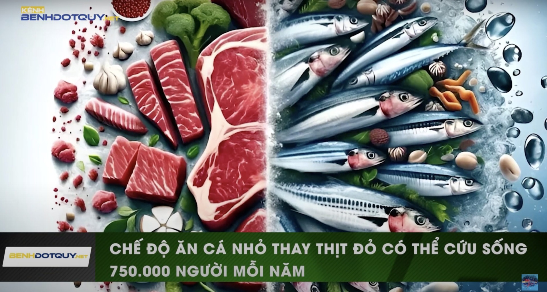 Cứu sống 750.000 người mỗi năm qua chế độ ăn cá nhỏ thay thịt đỏ