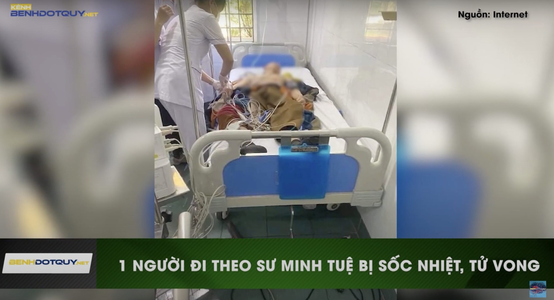 Một người đi theo sư Thích Minh Tuệ sốc nhiệt, tử vong