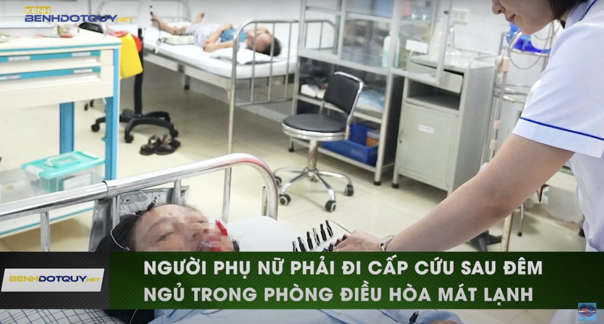 Sau 1 đêm ngủ trong phòng điều hòa, người phụ nữ phải nhập viện cấp cứu vì dấu hiệu lạ