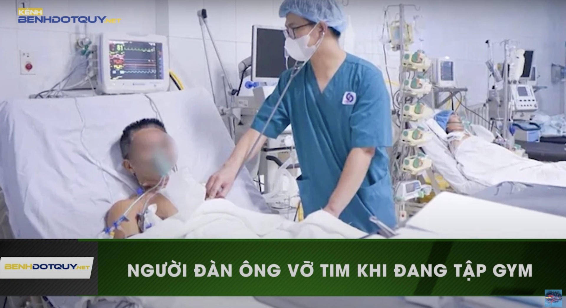 Đang tập gym, người đàn ông đột ngột ngất xỉu do vỡ tim