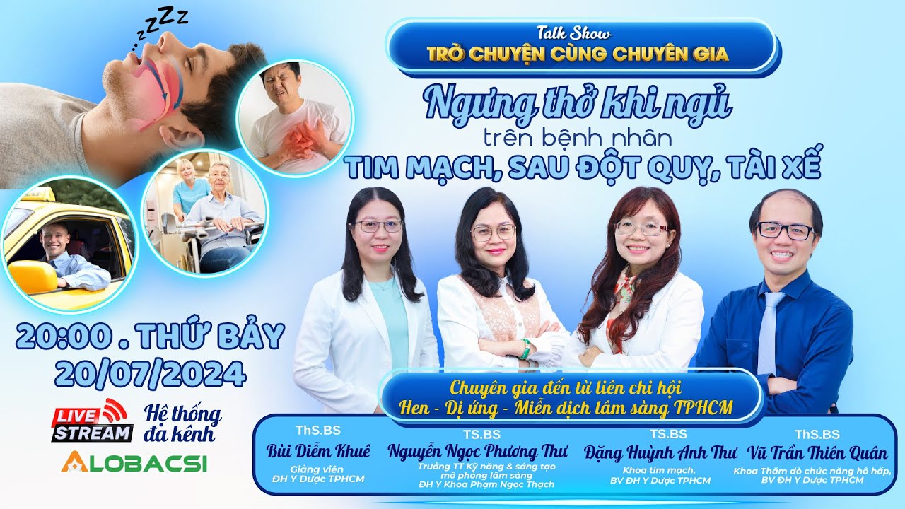 Điều trị sớm ngưng thở khi ngủ để ngăn chặn nguy cơ trên bệnh nhân tim mạch, sau đột quỵ, tài xế