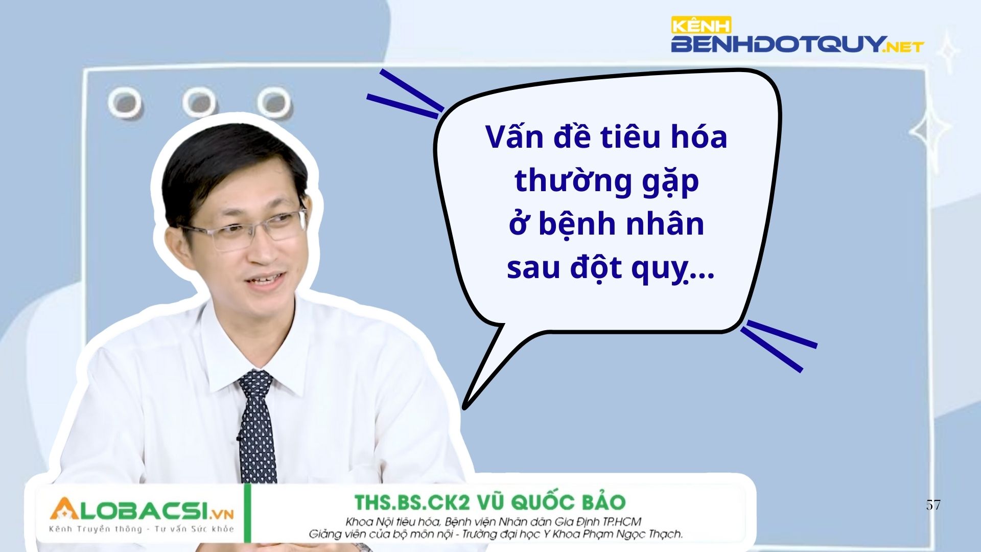 Vấn đề tiêu hóa thường gặp ở bệnh nhân sau đột quỵ