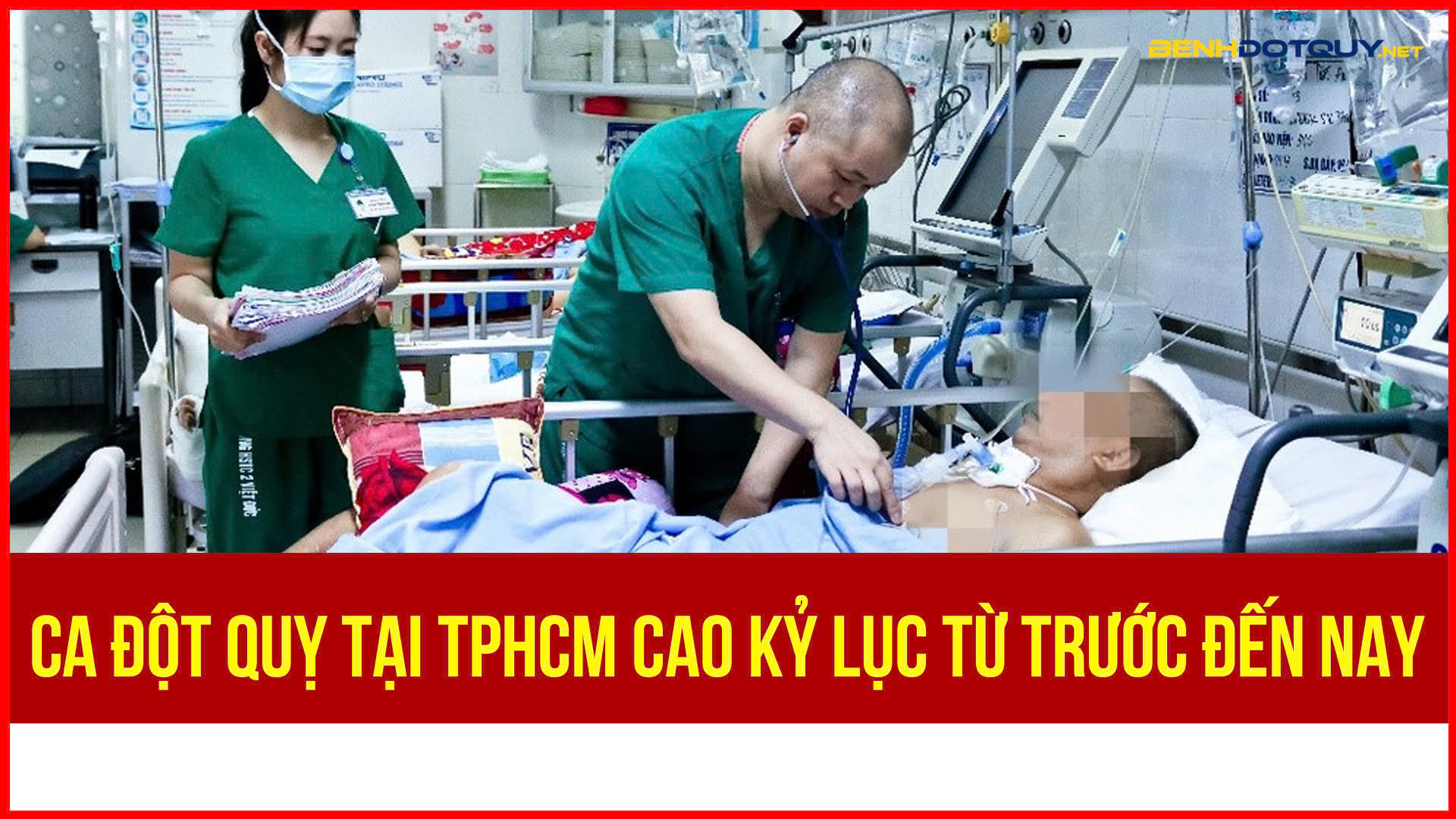TPHCM: Ca đột quỵ tăng kỷ lục