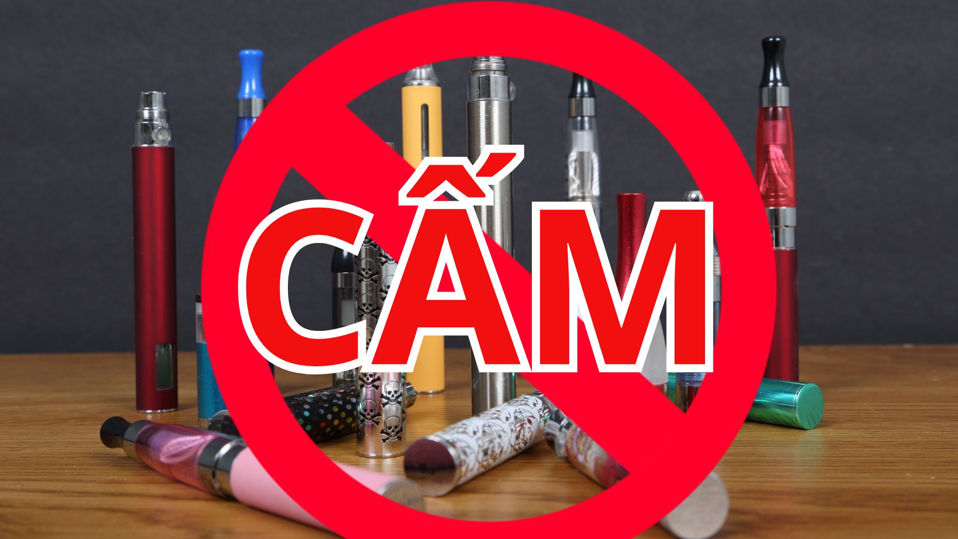 Thuốc lá điện tử là hàng cấm từ năm 2025