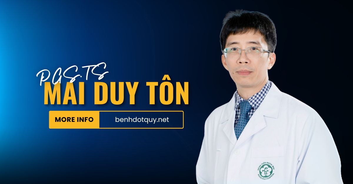 PGS Mai Duy Tôn được Hội Đột quỵ thế giới đề cử vào nhóm các cá nhân xuất sắc