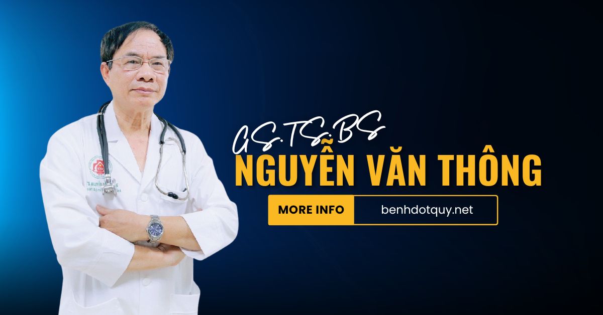 GS.TS.BS Nguyễn Văn Thông – Chủ tịch Hội Phòng chống đột quỵ Việt Nam