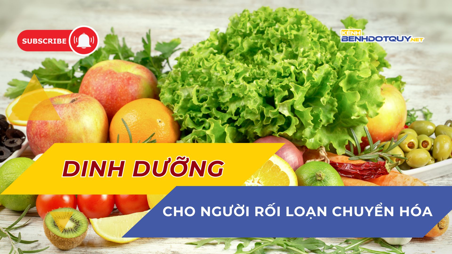 Dinh dưỡng cho người rối loạn chuyển hóa