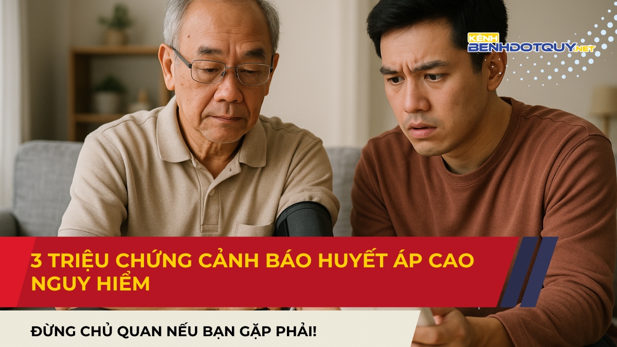 3 triệu chứng cảnh báo huyết áp cao nguy hiểm